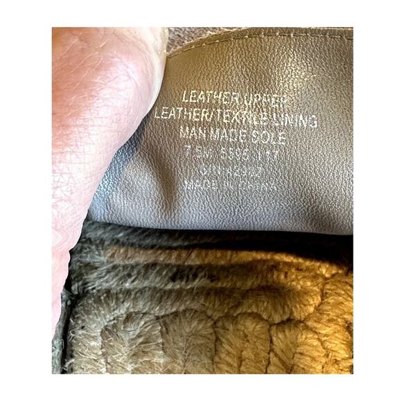 TORY BURCH Women's Max Suede Espadrille Mule Slides Taupe Size 7.5 - Picture 10 of 12